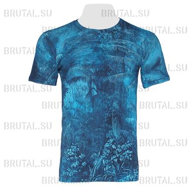 Тропический шторм на синем  ―  Brutal.su